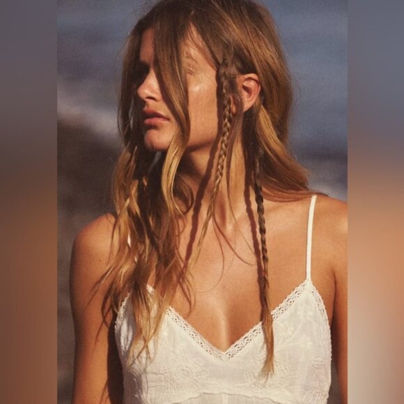 Zara embroiled tank mini dress NWT , sz : medium Logo - Picture 3 of 11